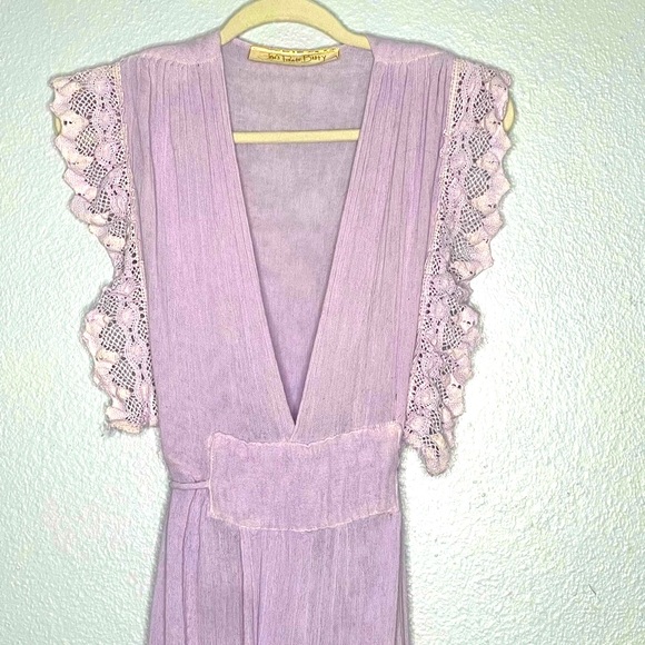 Jen’s Pirate Booty Lilac Wynwood Boho Maxi Dress. Size Medium - Picture 6 of 15